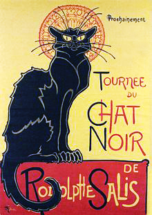 Плакат «Чорний кіт». 1900. Кольорова літографія